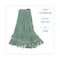 Boardwalk Large Looped-End Wet Mop, Green, Cotton/Rayon/Synthetic, PK12 BWK503GNNB - alternate 2